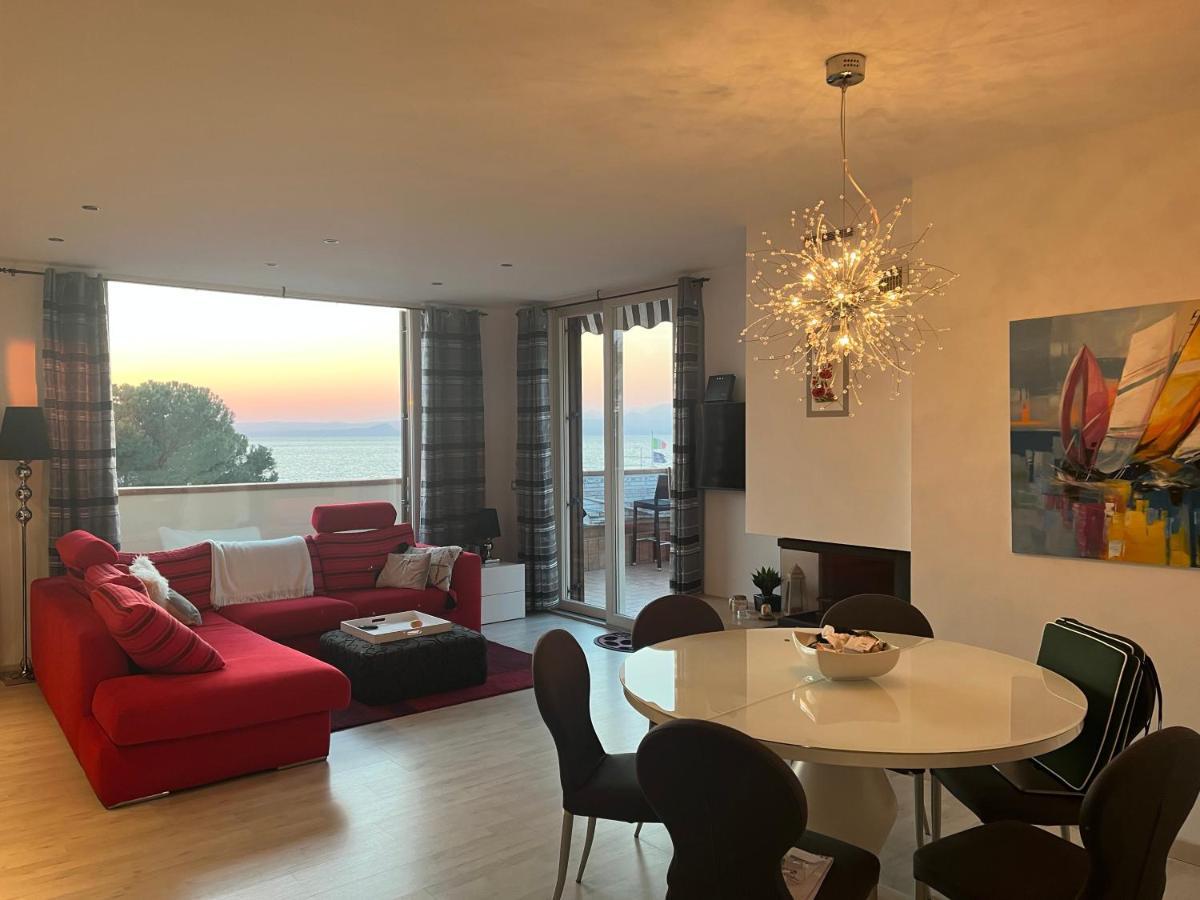 Favola Bella The Panoramic Penthouse Apartment Bardolino Exterior foto